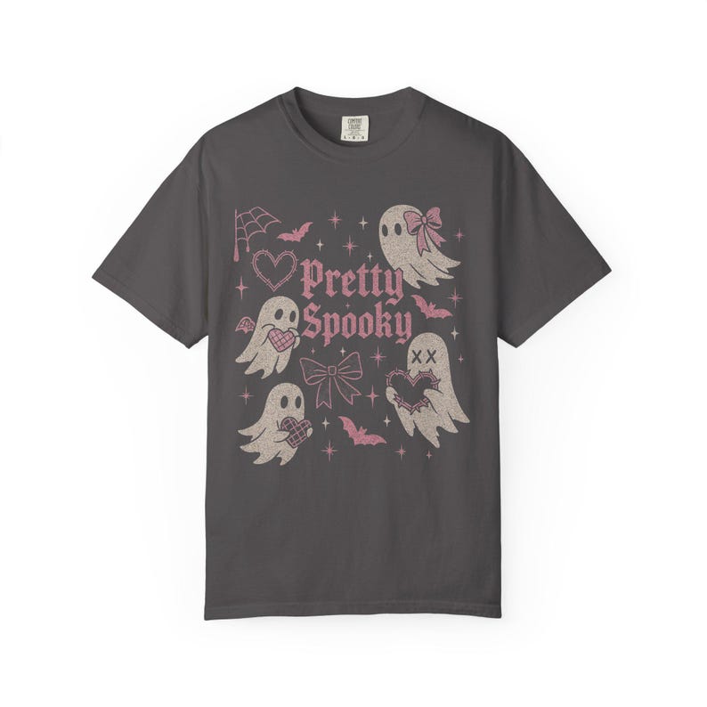 Cute Ghost Shirt, Halloween Shirt, Dead Spooky Shirt, Cute Goth Halloween Tee, Halloween Costume, Haunted Shirt, Comfort Colors Plus Sizes image 7