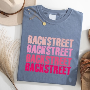 Comfort Colors® Tshirt, Backstreet Boy Band Tshirt, American Band Gift Tee, Rock Music Shirt, Gift For Men, Women,Cute Backstreet Tshirt