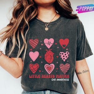 Comfort Colors Chd Awareness T-Shirt, Heart Disease Awareness, Anatomical Heart Shirt for Warrior,Cardiology Tee,Heart Warrior Shirt,Chd Tee
