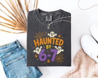 Comfort Colors Haunted Meme Shirt: Funny Halloween Costume Tee