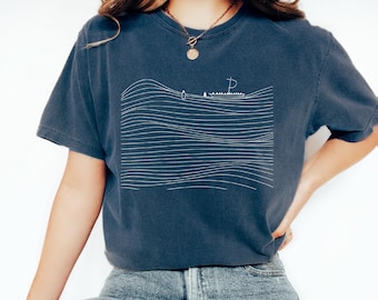 Comfort Colors® Christian Faith Shirt:  Walk on Water Boho Tee, Bible Verse T-Shirt