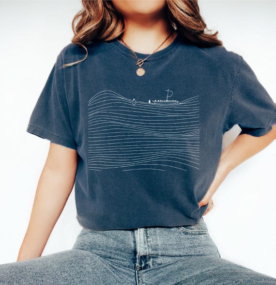 Comfort Colors® Christian Faith Shirt:  Walk on Water Boho Tee, Bible Verse T-Shirt