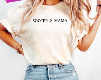 Soccer Mama Graphic T-Shirt: Sports Mom Game Day Outfit