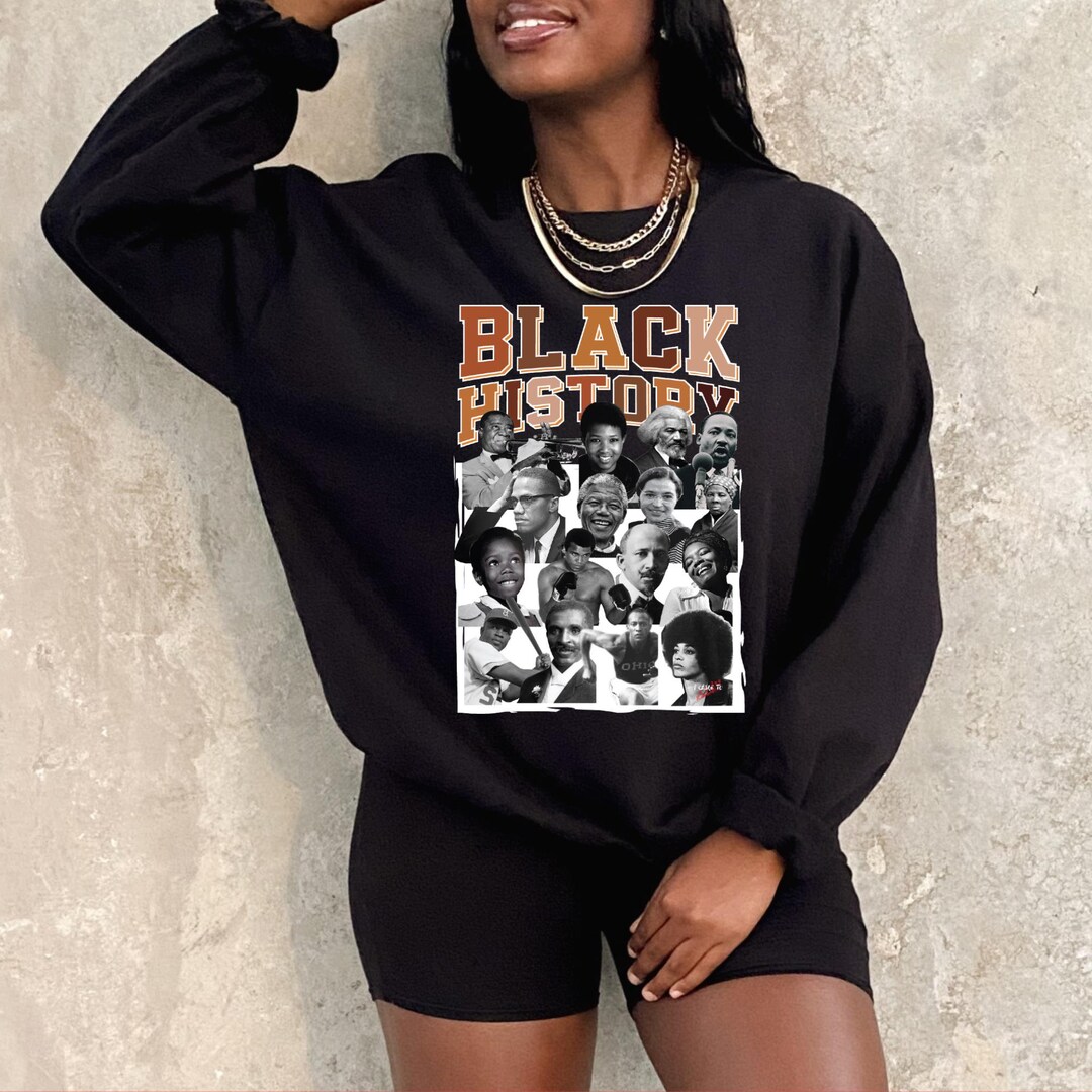 Black History Month Boy Knit Sweatshirt B Is For Brilliant HBCU Education TS02