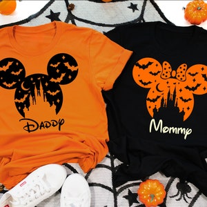 Custom Disney Halloween Shirt, Mickey Minnie Halloween Shirt, Custom Family Disney T-Shirt, Halloween Family Shirt, Halloween Matching Shirt