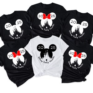 Disney Family Vacation 2025 T-Shirt, Disney Family Shirt, Disneyworld Shirt, Disney Vacation Shirt, Disneyland Shirt, Custom Disney 2025 Tee