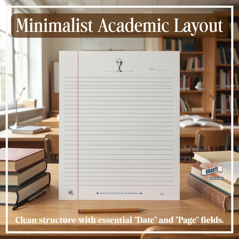 Catholic Legal Pad Printable, Traditional Devotional Stationery (Digital Download) Bild 6