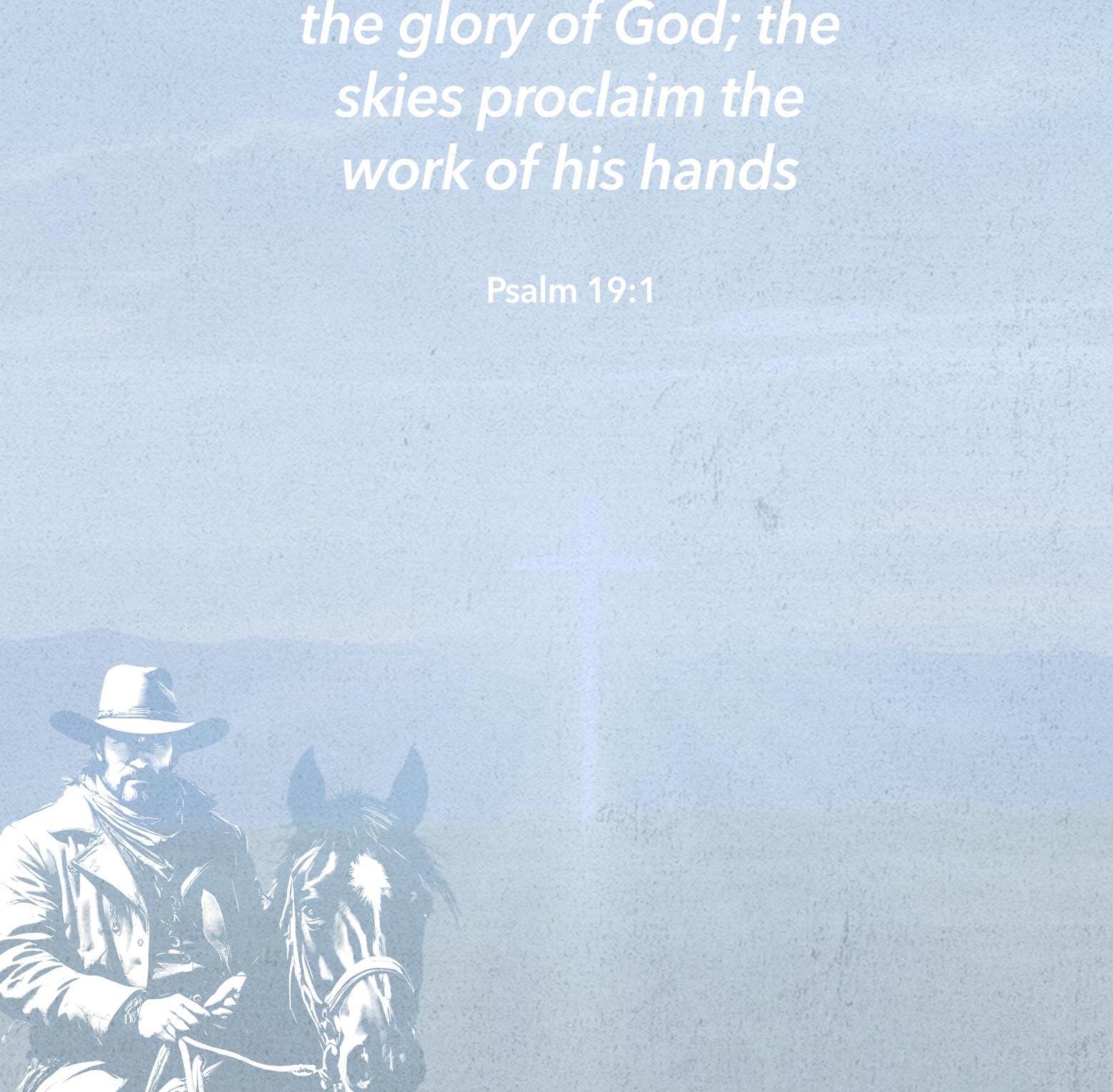 Western Christian Cowboy Poster: Bible Verse Print (digital Download ...