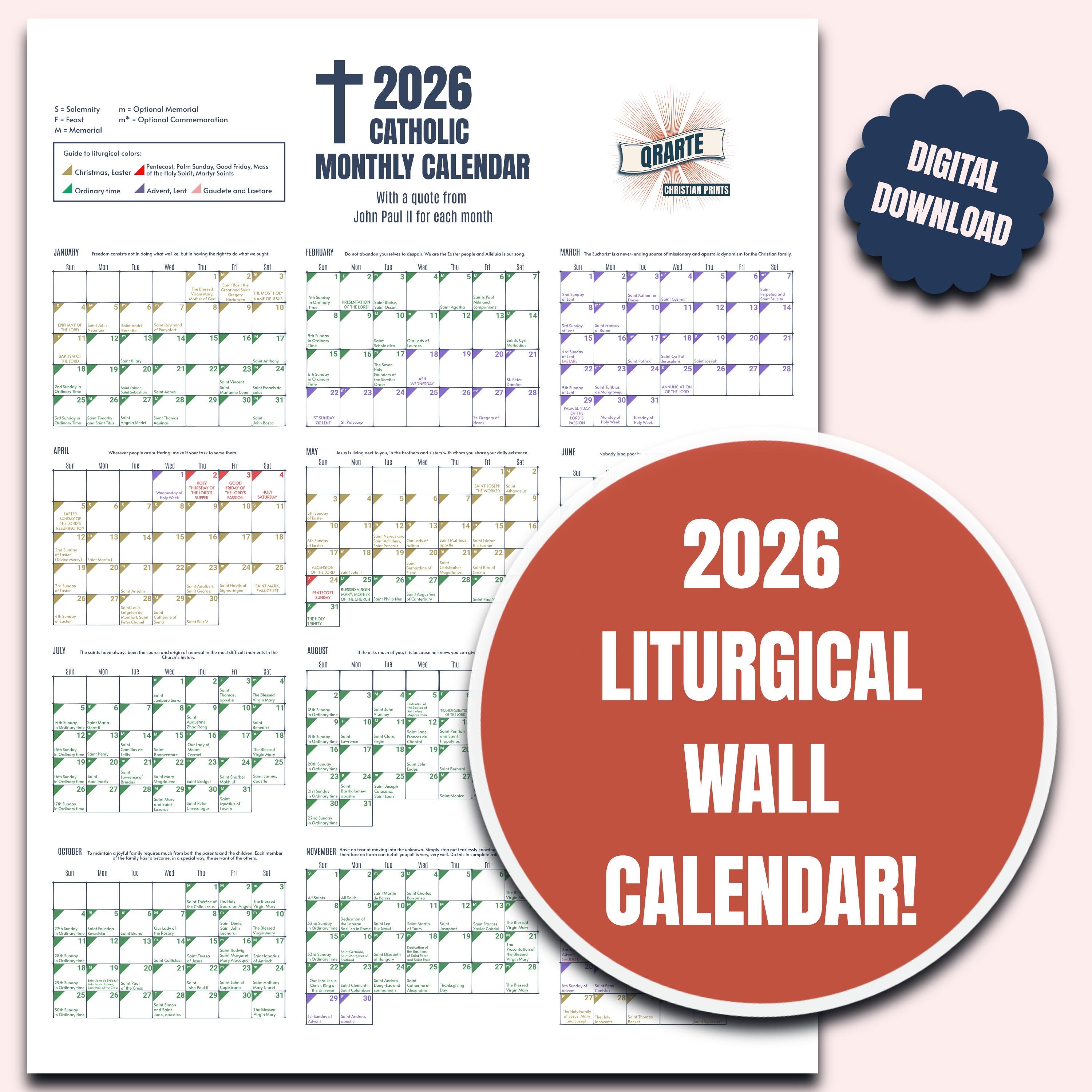 Calendario Cristiano 2026 'Più Che Vincitori' - Edizione Speciale Con Versetti Biblici E Riflessioni Per Ogni Giorno