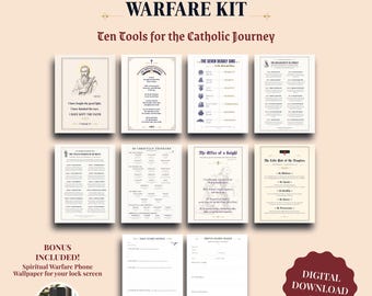 The Spiritual Warfare Kit, Ten Tools for the Catholic Journey (Digital Download)