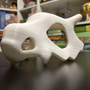 Cubone Skull 3D Printed Unique Prop/Figure