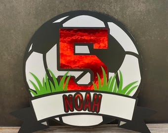 Set de invitaciones para cumpleaños infantiles de fútbol