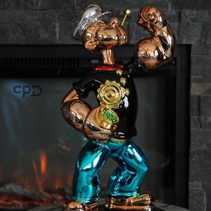 Custom Popeye the Sailor Man Statue Sculpture