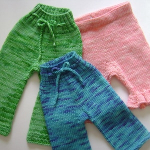 Wool Soaker Knitting Pattern- knit longies and shorties- DaisyHead Delight Pattern ONLY