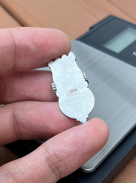 925 Nutcracker Antique Sterling Silver Pendant - image 9