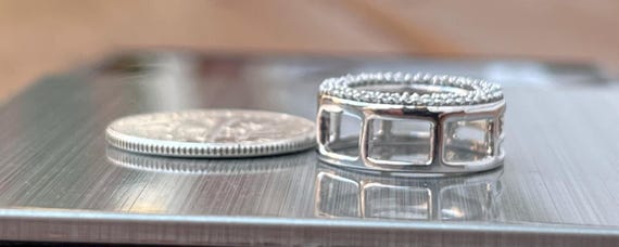 925 Diamond Loop Infinity Inspired Diamond Fine E… - image 11