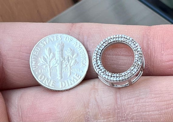 925 Diamond Loop Infinity Inspired Diamond Fine E… - image 12