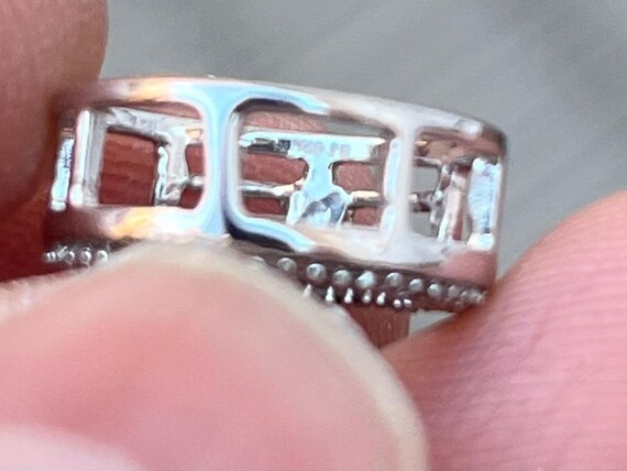 925 Diamond Loop Infinity Inspired Diamond Fine E… - image 8