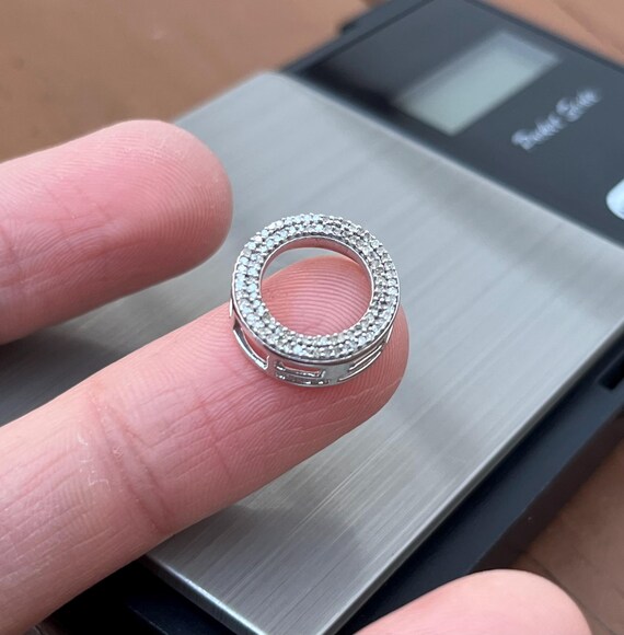 925 Diamond Loop Infinity Inspired Diamond Fine E… - image 10