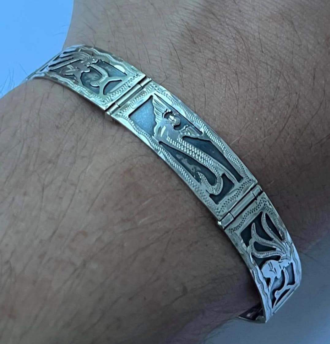 900 Silver Bracelet - Etsy