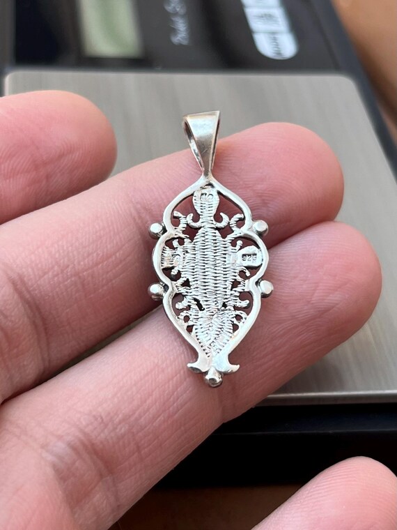 925 Abalone Shell & Marcasite Insert Sterling Sil… - image 13