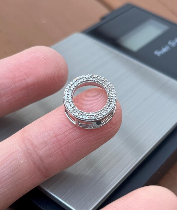 925 Diamond Loop Infinity Inspired Diamond Fine E… - image 7