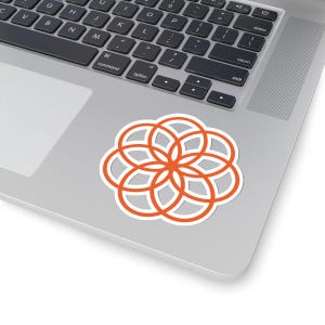 Prachtige geometrische kiss-cut stickers - perfect voor laptops, waterflessen en tijdschriften, unieke cadeaus voor kunstliefhebbers, levendig interieur
