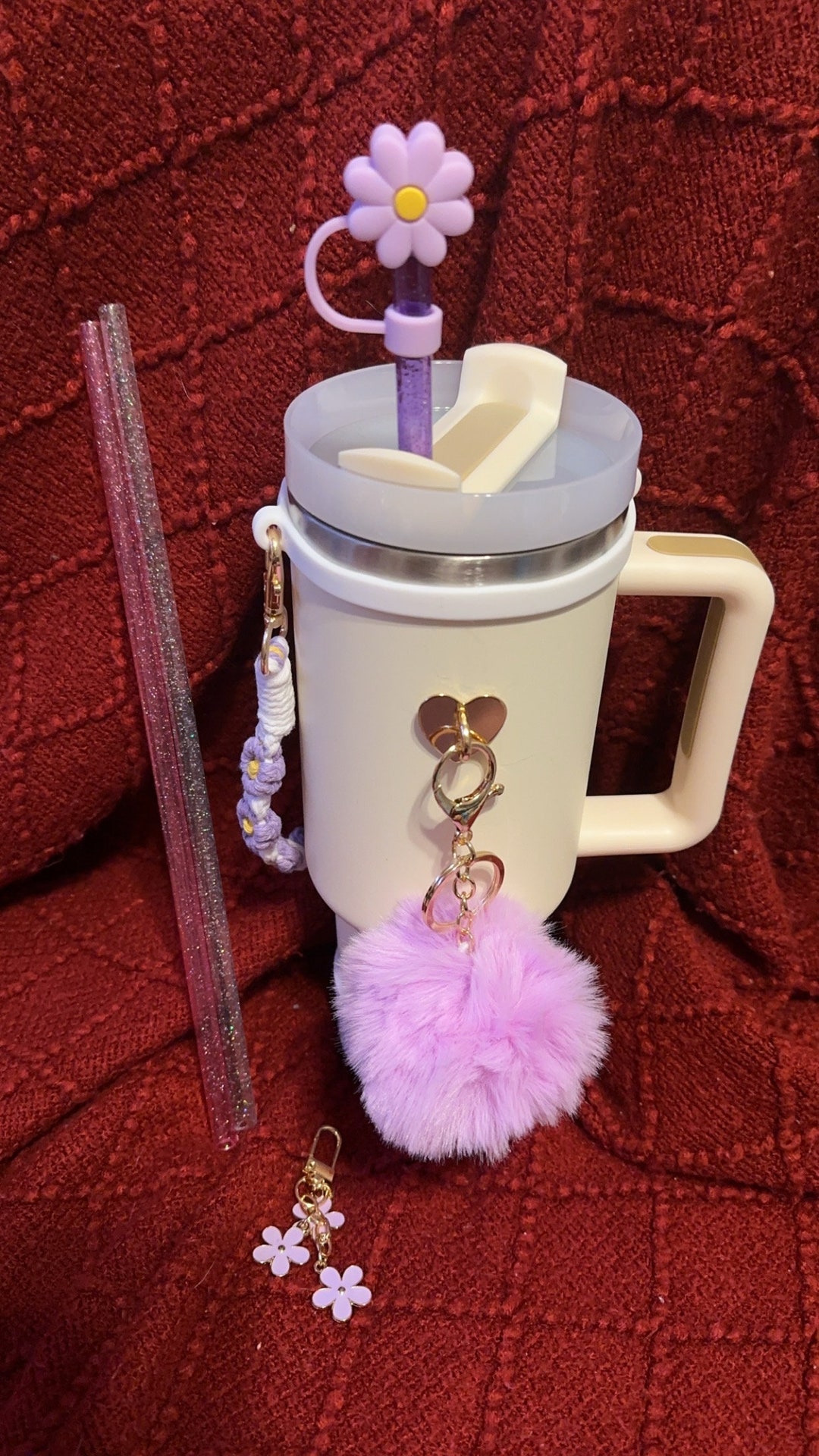 Floral Bounty Purple 15OZ Tumbler