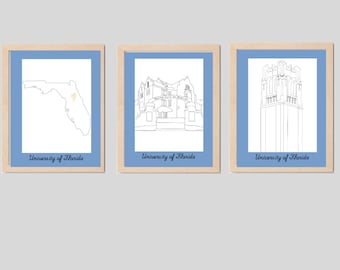 University of Florida Wall Art I Gainesville Wall Art I Digital images (printable) I Includes all colors with purchase