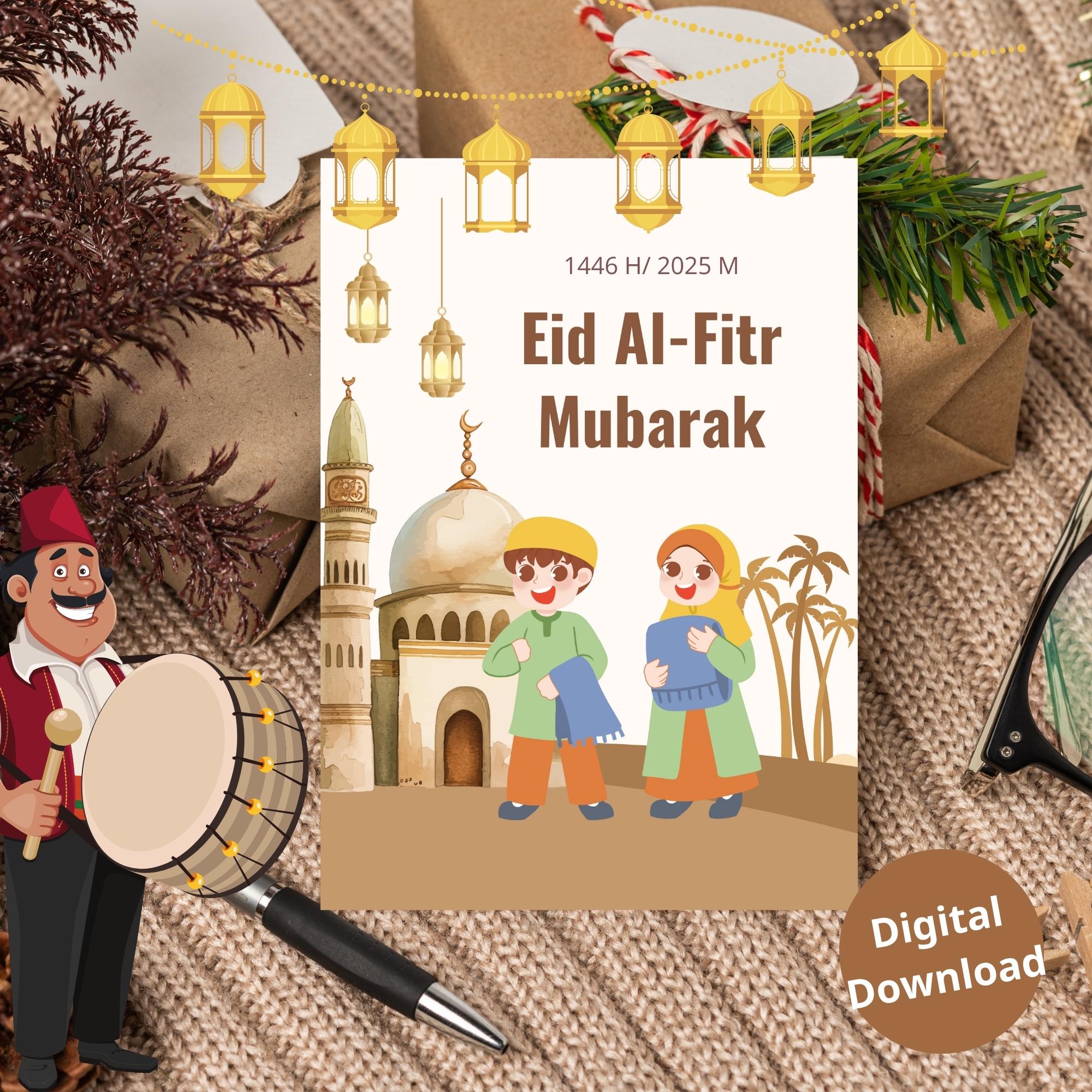 12 Biglietti Di Auguri Eid Mubarak – Cartoline Islamiche Per Ramadan E Feste, Confezione Multipla, Marca NMKL