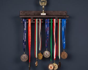 Race Medal Display, Running Medal Hanger, Marathon Medal Rack, Sports Award Holder, Athlete Gift