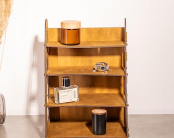 Wooden Retail Shelf, Product Display Stand, Wood Retail Shelving, 4 Tier Display Shelf, Portable Display Shelf, Craft Show Display Stand