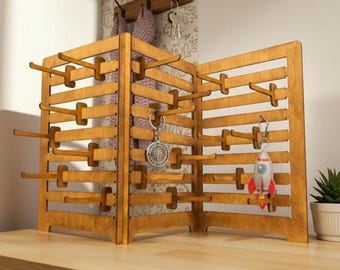 Keychain Display Stand and Jewelry Organizer, Show Fair Jewelry Stand, Retail Display
