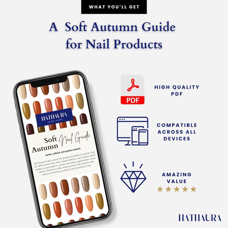 Digital download nail polish guide with OPI, Essie, Chanel, Dior, Zoya picks