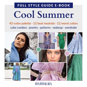 Puede incluir: Una guía de estilo para la paleta de colores Cool Summer. La guía incluye una paleta de 42 colores, 12 neutros ideales, 12 colores a evitar, combinaciones de colores, joyas, patrones, maquillaje y sugerencias de vestuario.