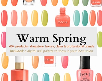 Nail Polish Guide for Light Spring Color Season