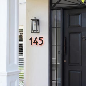 Custom House Number,LED House Number,Metal Backlit Door Number,Address Number,Illuminated House Numbers,Door numbers,Housewarming Gift