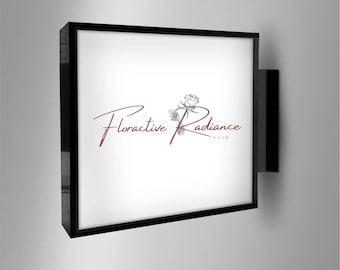 Custom Metal LED Light Box - Double Sided Waterproof Store Sign & Wall Decor