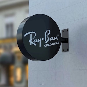 Custom Round Light Box Sign,Outdoor/Indoor Business Shop Logo,Double Sided LED Light Box,Spa Beaty Salon Logo,LED Light Sign