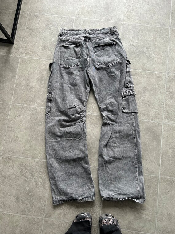 Buy Crazy Multipocket Cargo Jeans Avant Garde Y2K Vintage Online 