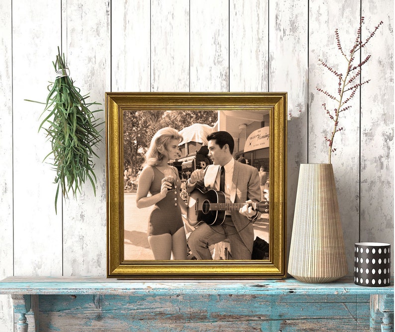 Elvis Presley Retro-Poster Auf Metall, 25,4x20,3 Cm – Perfekt Für Musikfans Als Wanddekoration