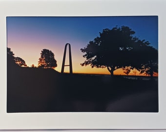 4"x6" Blank Photo Note Card The Arch at Rocky Point Park