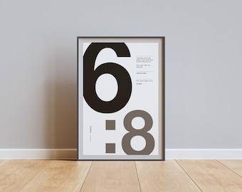 Isaiah 6:8 Verse Poster – Minimalist Christian Wall Art