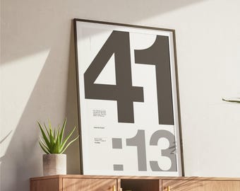 Isaiah 41:13 Bible Verse Print – Minimalist Christian Wall Art