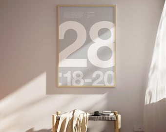 Matthew 28 18-20 | Printable Bible Verse Poster | Christian Wall art | Go and make disciples of all nations | I am with you always