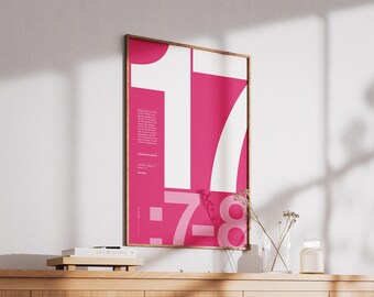 Jeremiah 17 7-8 | Printable Bible Poster | Christian Wall art | Minimalist | Blessed is the man who trusts in Yahweh | Red