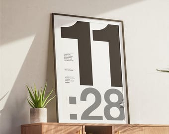 Matthew 11:28 Bible Verse Print | Christian Wall Art (Digital Download)