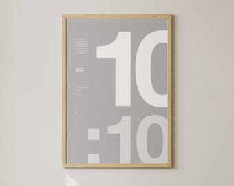 John 10:10 Bible Verse Poster – Abundant Life Christian Wall Art (Matte Paper)