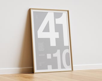 Isaiah 41 10 - Bible Verse poster 8 colour options | Simple Christian wall art | Minimal decor design | digital download | Do not be afraid