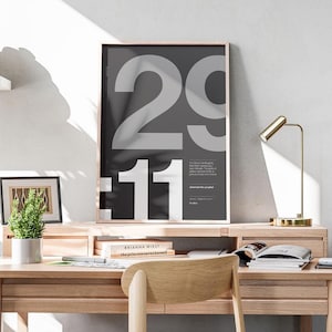Jeremia 29 11 - Bijbelversposter met 8 kleuropties | Christelijke gedrukte muurkunst | Minimalistisch ontwerp | Gedachten van vrede